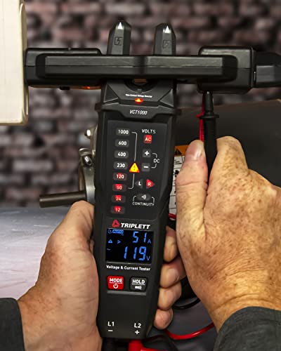 Image of Triplett VCT1000 Non-Contact AC /DC Voltage and Current Detector with Phase Rotation Tester