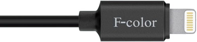 iPhone 7 Charger,iPhone 6S Charger 6Ft Long Apple MFi Certified Lightning Cable F-color 8 Pin to USB Data Sync Charger Cord for iPhone 7 6S 6 Plus 5S 5 SE iPad Air 2 Mini 4 3 2, iPad Pro, Black