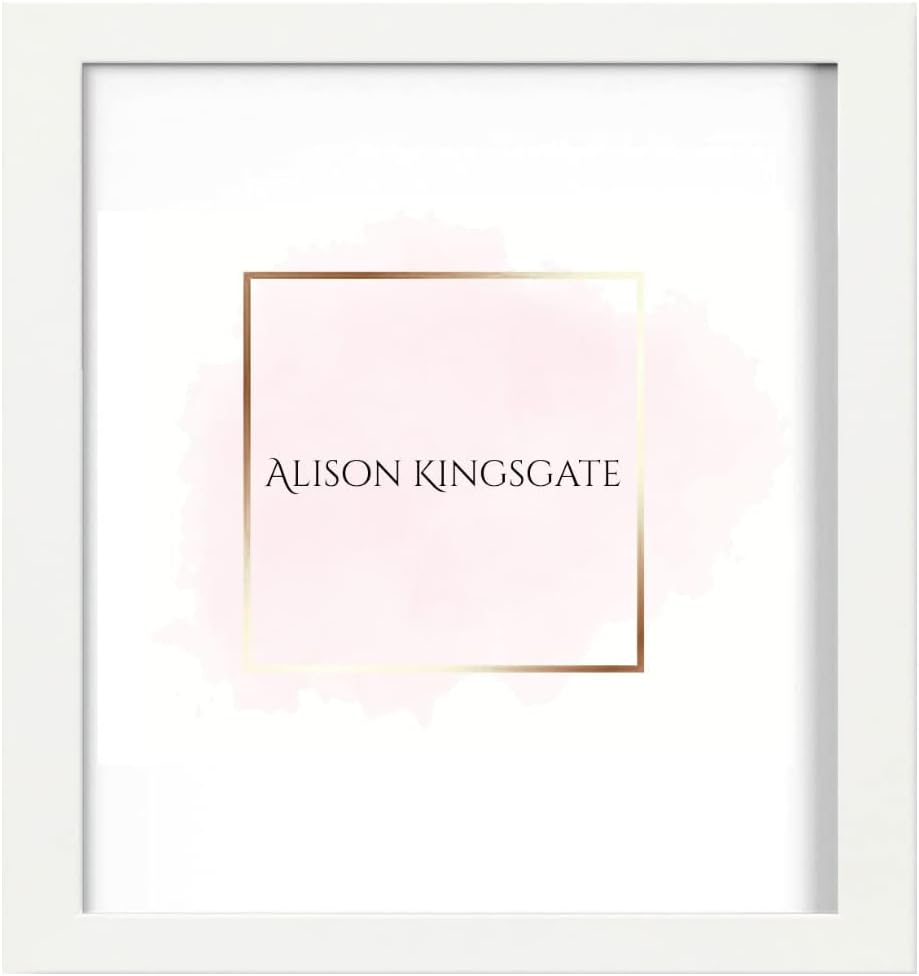 Modern 10x10 Inch Picture Frames - Multiple Colours & Sizes - Perspex Front & Wall Hanging Hooks - Use As Poster/Photo Frames 10x10 (10" x 10" (25.4 x 25.4cm), White)