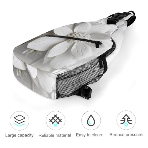 Bolso cruzado casual estilo floral para mujer y hombre miniatura 5