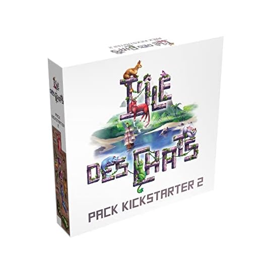 Lucky Duck Games L'isola dei gatti (Extension Pack Kickstarter 2) - Gioco da tavolo - Versione francese
