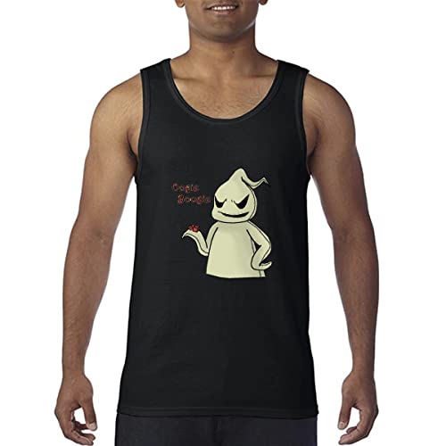 Oogie Boogie Men's Christmas Halloween Cartoon Tank Top Soft Workout Shirt Solid Color Muscle T-Shirt M #TOP5