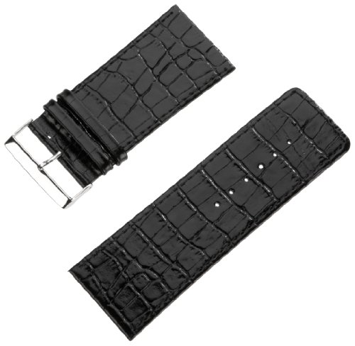 Pure Grey 71S-Genf 3/2 Krokooptik 38/36 Schwarz - Reloj Unisex