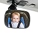 Biqing Specchietto Retrovisore Bambini Auto,360° Regolabile Specchio Auto Bambino Tieni il Bambino in Vista,Specchio di sicurezza per bambini con Clip Utilizzare per Visiera Dell'auto