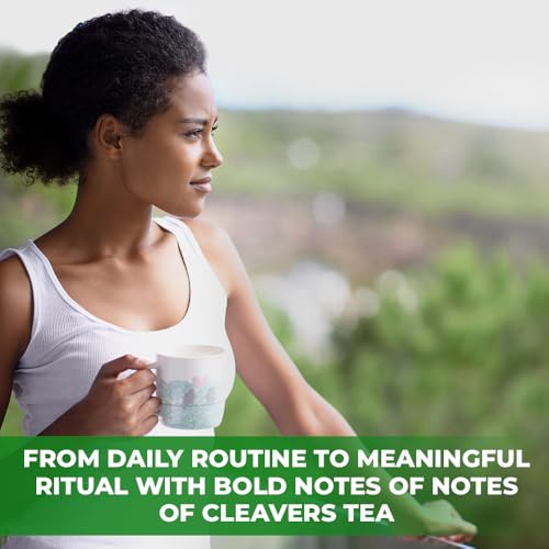 Image of 30 Bags Cleavers Herbal Tea (Galium Aparine) - 1.5g Tea Bag 30 Count Dried Cleavers Herb Tea