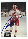Craig Berube Signed 1992/93 Topps Stadium Club Card #458 St Louis s - Hockey Slabbed Autographed Cards