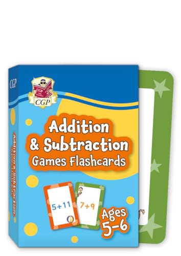 New Addition & Subtraction Games Flashcards for Ages 5-6 (Year 1) (CGP KS1 Maths)