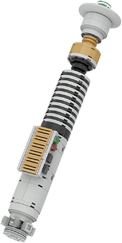 -MOC Space Wars Luke Sword Lightsaber Hilt Juego de construcción de bloques de construcción creativos (127 piezas)