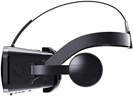 Side profile of VRPARK J20 VR Glasses showing adjustable head strap