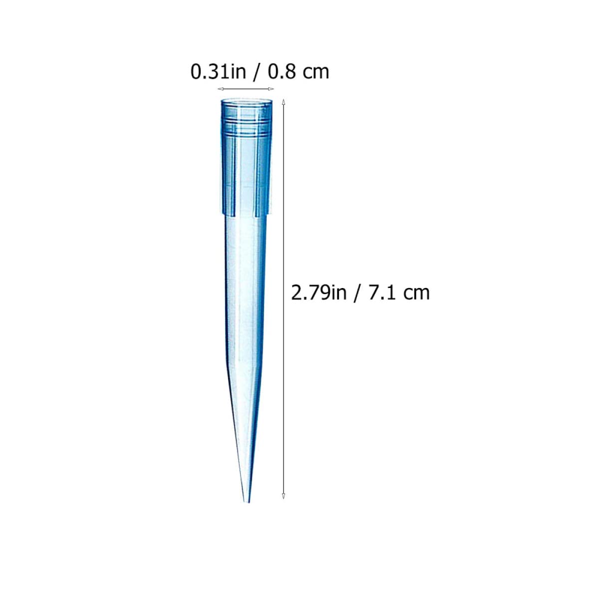 MUCKLILY 500pcs Pipetting Sucker Universal Pipettor Pipette Tips for Other Manufacturers' Pipettes Micropipette Tips 1000ul Pipettor Tip Scientific Pipette Tips Clear Pipette Pipettor Tip