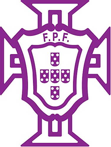 Autocollant Portugal FPF Logo Foot Adhésif Stickers Couleur