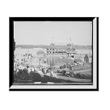 Snapshots of the Past Kingston Point Park, Kingston, N.Y. Heritage Wall Art Print