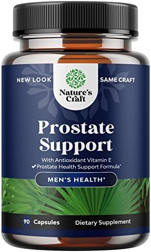 Herbal Prostate Health Supplements for Men - Advanced Prostate Supplements for Men with Beta Sitosterol Selenium Pygeum and Saw Palmetto for Men Prostate Support and Frequent Urination - 90 Capsules
