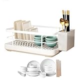 Escurridor De Platos - Escurridor De Platos Para Fregadero De 13,39 X 10,24 X 6,3 Pulgadas Que Ahorra Espacio | Organizador De Utensilios De Cesta, Solución De Secado Optimizada De Larga Duración Para