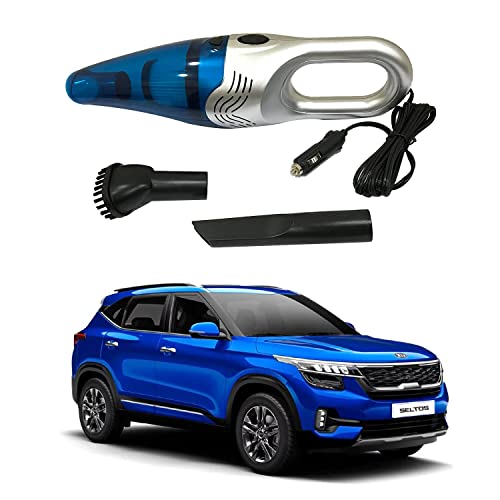 Oshotto 3500PA 12V (OSHO-VC-03) 100W Portable Car Vacuum Cleaner Compatible with KIA Seltos (Silver) Oshotto 3500PA 12V (OSHO-VC-03) 100W Portable Car Vacuum Cleaner Compatible with KIA Seltos (Silver)
