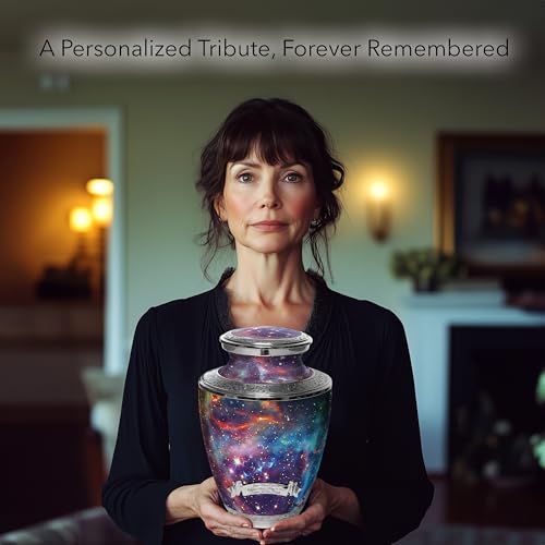 Image of Cosmic Galaxy Cremation Urns for Human Ashes Adult Female Urns for Ashes