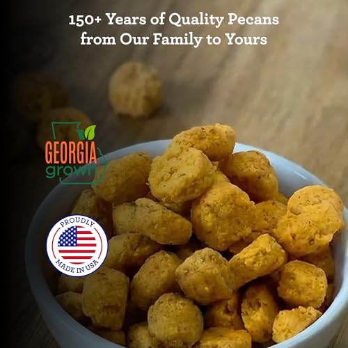 Image of HUDSON PECAN COMPANY Cheddar Pecan Bites Rich Sharp Cheddar w /Pecan Pieces