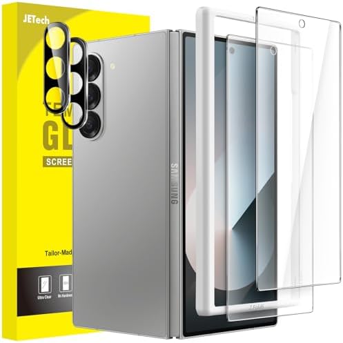 JETech Front Screen Protector for Galaxy Z Fold 6, 2+2 Pack