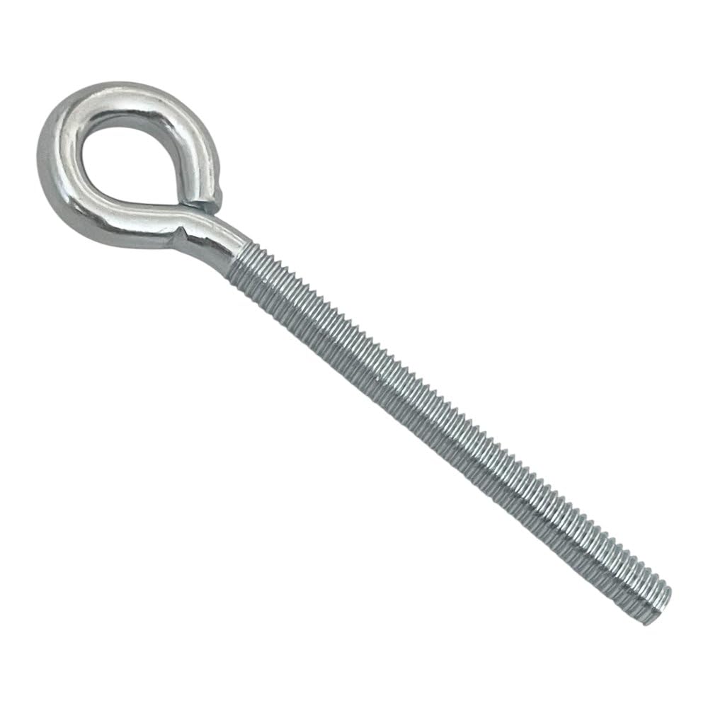 300 viti ad anello M6/100 mm | vite a occhiello M6/100 mm, bulloni ad occhio per un fissaggio sicuro, in acciaio zincato, ideale per interni ed esterni