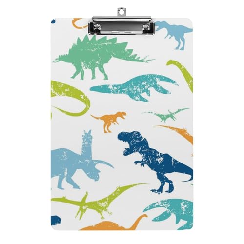 Porte-bloc A4 dinosaure idéal pour prendre des notes au restaurant