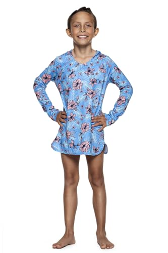 Coolibar UPF 50+ Girl's Seacoast Swim Cover-Up Dress - Sun Protective