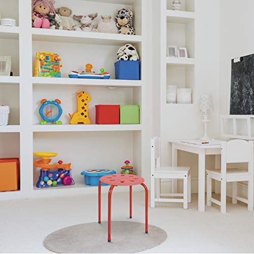 image for Pearington Plastic Stackable Stools, Multipurpose Stool Chairs for Sch
