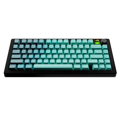 Image of GLORIOUS Gaming - GPBT Gradient Keycaps for Custom Mechanical Keyboards, No Fade Dye-Sublimated, Fits 100%, 75% 65% 60%, PBT Polymer, Fits ANSI & ISO, Supports Windows & macOS - Rainforest