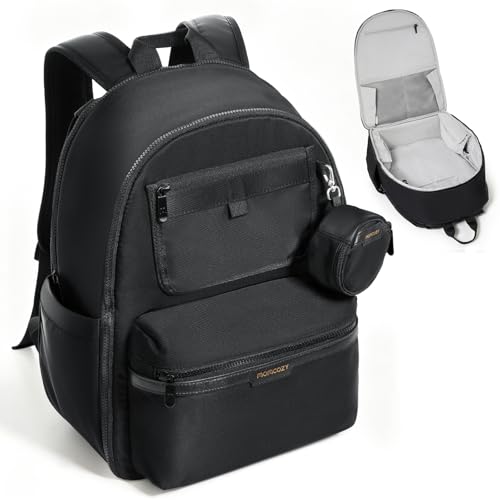 Momcozy GoEase Diaper Bag Backpack - Multi-Pocket, Waterproof and Durable Baby Bag with Changing Pad, Insulated Pouch, Stroller Straps & Laptop Compartment — Baby Essentials for Work and Travel, Grey