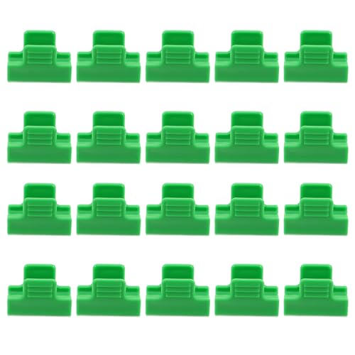 Happyyami 20Pcs Heavy Duty Greenhouse Clips Durable Plastic Clamps for Securing Garden Mesh Netting Row Covers Easy Installation Wind Resistant for Greenhouse Film Use