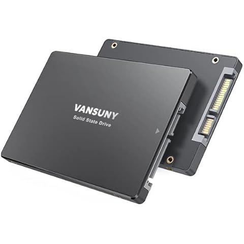 Vansuny 480GB SATA III SSD Internal Solid State Drive 2.5” Internal Drive Advanced 3D NAND Flash Up to 500MB/s SSD Hard Drive for PC Laptop Cover