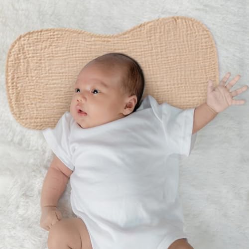 Serviette anti-reflux bébé lot de 8 lingettes coton absorbant et doux - 4