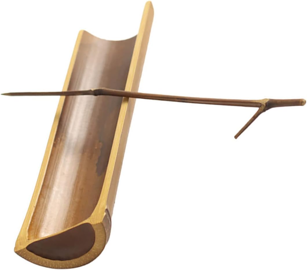 SHOWERORO 1set Carbonized Bamboo Tea Scoops Antique Style Tea Accessories for Loose Leaf Preparation Lightweight and Portable for Parties and Gatherings