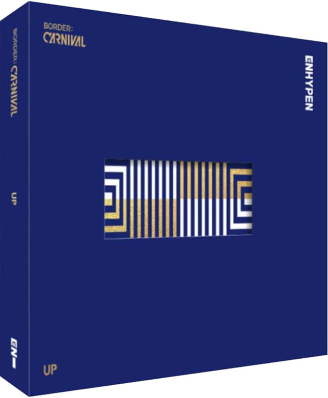 ENHYPEN BORDER : CARNIVAL (UP Version) 2nd Mini Album CD+Folded Poster+Lenticular Card+Photocard+Photobook+Lyric Book+Carnival Ticket+Signature Sticker+(Extra ENHYPEN 8 Photocards+Pocket Mirror)