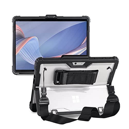 AOAO Microsoft Surface Go 1/2/3 �P�[�X �V�����_�[�X�g���b�v�t�� �n���h�X�g���b�v �X�^�C���X�y���z���_�[ ��� �Ռ��z�� �����h�~