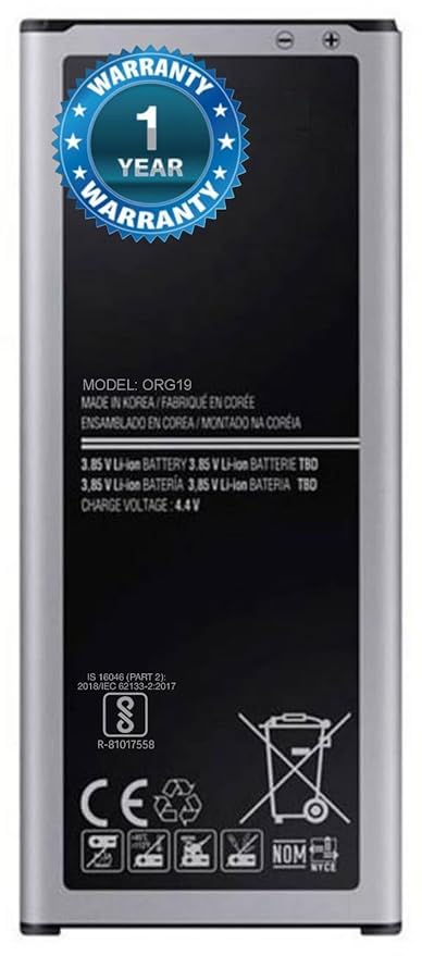 Image of Original BN910BBE Battery for Samsung Galaxy Note 4 N910 N910A /V /P /T /H NFC Battery with 1 Year Warranty*** (Original Battery 125)