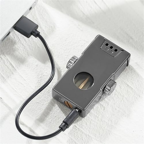 Encendedor de queroseno manos libres con tanque de aceite LED visible 7