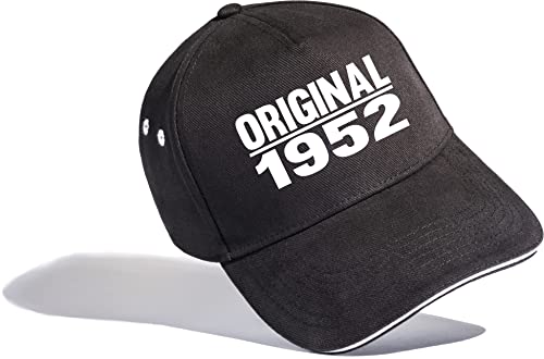 Regalo Abuelo Cumpleaños 70 años - Original 1952 - Gorro Gorra Abuelo - Yayo NONO Nieto Padre - Coche Moto Biker - Cap Hombre Cover