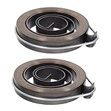 Veemoon 2pcs Heavy Duty Coil Spring for Drill Press Quill Return Spring Assembly for Bench Drill and Milling Machines Industrial Power Tool Accessories