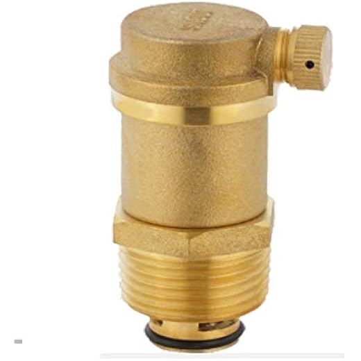 AMAZOR Brass AIR Vent Valve 1/2 INCH Automatic AIR Vent Val