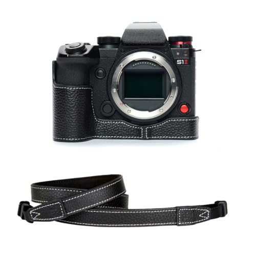 TP Original Panasonic S1ii S1R2 S12 �J������p �n���h���C�h+15�J�����X�g���b�v �{�v �{�f�B�P�[�X �n�[�t�J�����P�[�X �o�b�O �J�o�[ �d�r�����֗� ��ʊJ�� ���� ��p�Ή��J�����J�o�[ (�u���b�N)