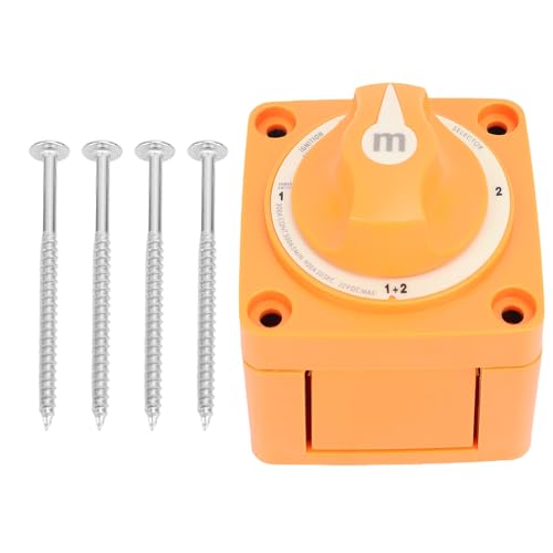 RV Battery Cut Off Switch 300A - IP66 Battery Disconnect Isolator Switch for Marine and Boat Applications