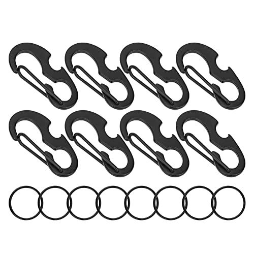 RiToEasysports Carabiner Hook,Stainless Steel Climbing Snap Hook Multi