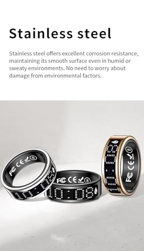 Image of Smart Ring Pro Call Alert Ring with Prayer Mode Heart Rate Monitor Fitness+