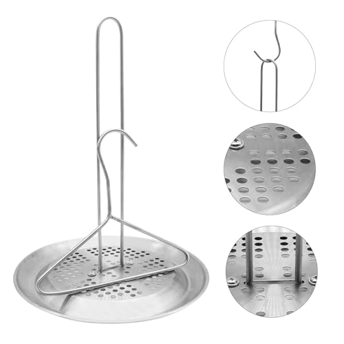 Stainless Steel Turkey Fryer Stand Kit,Turkey Chicken Fryer Stand and Hanger Set,suitable for outdoor turkey deep fryers,Turkey Fryer Grill Stainless Steel Accessories With Drip Pan - Thumbnail 5
