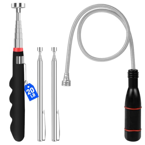 VSKIZ 4Pcs Telescoping Magnetic Pickup Tool 30in with 20lb Pull Force by VSKIZ - Used condition - US$11.80