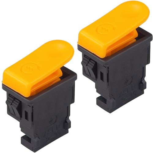 2 Pcs Botón Eléctrico de Arranque para Motocicleta Amarillo Piezas de Repuesto Compatibles con 50cc 70cc 90cc 110cc 125cc 150cc ATV Moto de Cross Moped Scooter Go Kart