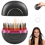 Mini Hair Straightener, Cordless Hair Straighteners Brush with 3 Heat Settings, Hot Comb for Short Long Hairs, Anti-Scald Shell, Portable Hair Styling Tools for Travel & Daily Use