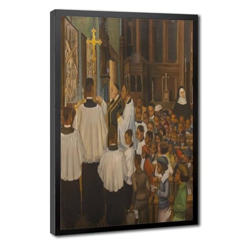 The Children's Mass Crite impression sur toile pour embellir un mur nu facilement