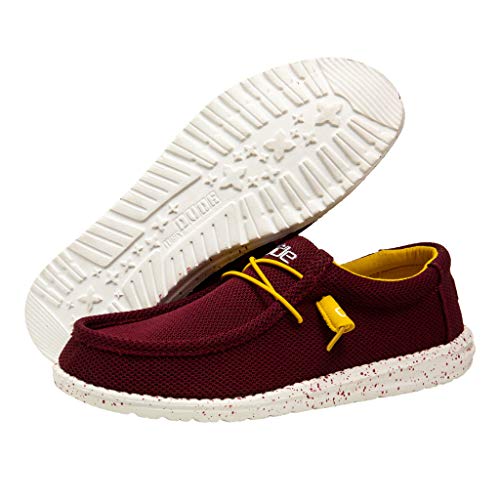 Image of HEYDUDE Men's Wally Sox | Retired Men's Shoes | Men's Lace Up Loafers | Comfortable & Light-Weight