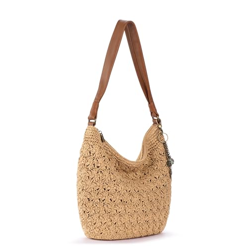 Image of The Sak Sequoia Hobo Bag - Hand Crochet Large Women's Purse for Everyday & Travel - Durable Handbag & Tote With Zipper Pocket